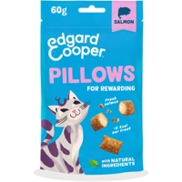 8x Edgard&Cooper Adult Pillows Kattensnack Zalm 60 gr