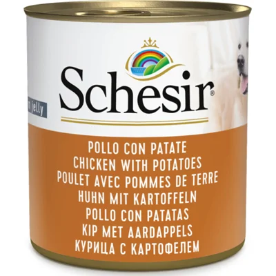 Schesir Hondenvoer Kip Aardappel in Gelei 285 gr