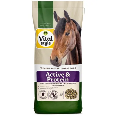 Vitalstyle Paardenmuesli Active&Protein 15 kg