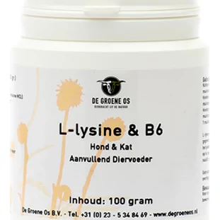 Groene-os De Groene Os - L-Lysine B6 - Hond/Kat