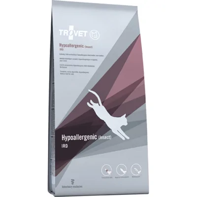 TROVET Hypoallergenic IRD (Insect) Kat - 3 x 2,5 kg