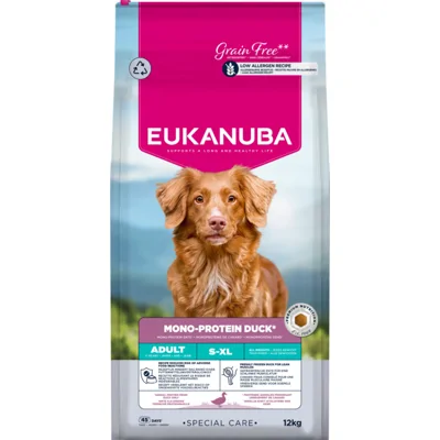 Eukanuba Special Care Monoprotein eend hondenvoer 12 kg
