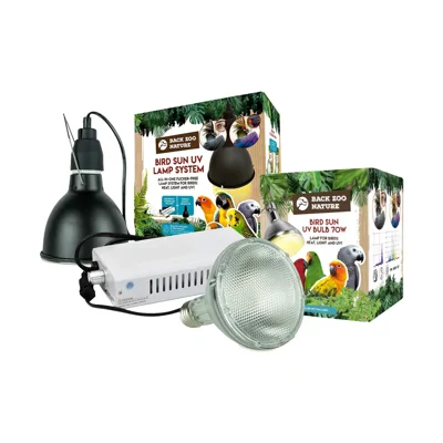 Back Zoo Nature Bird Sun UV-Set - System + Lamp 70W