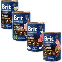 Brit Premium by Nature Meaty Paté Adult - Vis met vissenhuid - 6 x 400 g Brit Premium by Nature Meaty Paté Adult - Vis met vissenhuid - 6 x 400 g