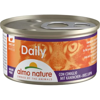 Almo Nature Dailymenu kat mousse konijn 85gr