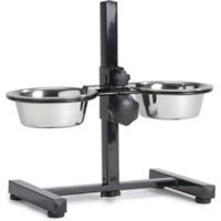 Beeztees Voerbak Standaard RVS Bak 16cm Zwart