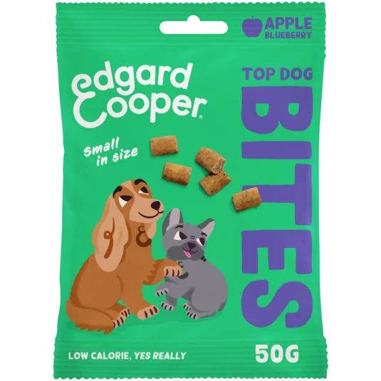 Edgard & Cooper Bites Small Appel&Bosbes hondensnacks 50 gram