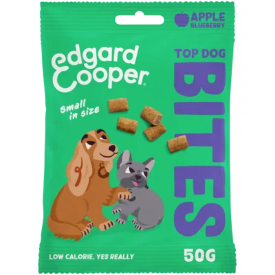 Edgard & Cooper Bites Small Appel&Bosbes hondensnacks 50 gram