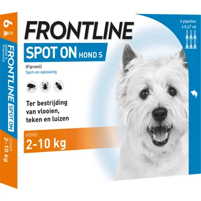 Frontline Spot On 1 Small Hond Small - Anti vlooien en tekenmiddel - 3 pip