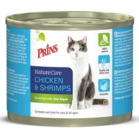 Prins NatureCare Kip & Garnalen kattenvoer 200gr