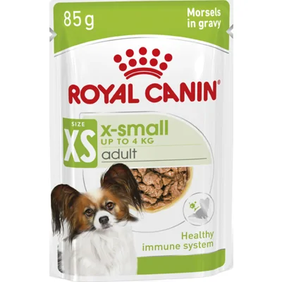 Royal Canin X-Small Adult in Gravy (brokjes in saus) natvoer hond 12 x 85 gram