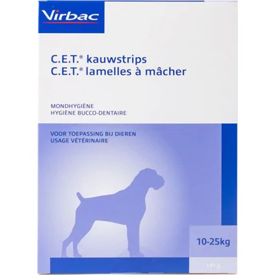Virbac C.E.T. Kauwstrips hond 10-25 kg 141 g