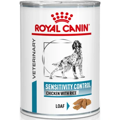 Royal Canin Veterinary Sensitivity Control kip met rijst natvoer hond (paté) 1 tray (12 x 410 g)