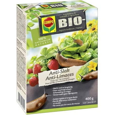 Anti-slak Slakkenkorrels 400 Gram Tegen Slakken - 100% natuurlijk - Stopt plantvraat direct - Schimmel bestendig