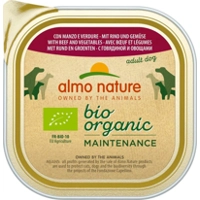 18x Almo Nature Bio Organic Maintenance Hondenvoer Rund&Groenten 300 gr