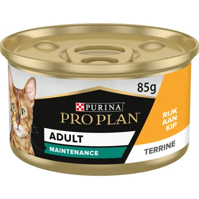 24x Pro Plan Cat Blik Paté Adult Kip 85 gr
