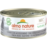 48x Almo Nature HFC Natural Kattenvoer Nat Blik Tonijn&Ansjovis 150 gr