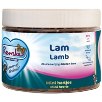 6x Renske Gezonde Beloning Mini Hartjes Hondensnack Lam 300 gr product name