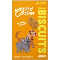 7x Edgard&Cooper Adult Biscuit Banaan&Pinda 400 gr