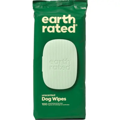 Earth Rated Dog Wipes Schoonmaakdoekjes Geurloos 100 doekjes
