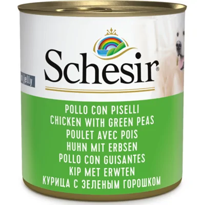 Schesir Hondenvoer Kip Erwten in Gelei 285 gr