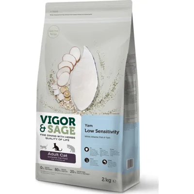Vigor&Sage Kat Adult Low Sensitivity Yam 2 kg