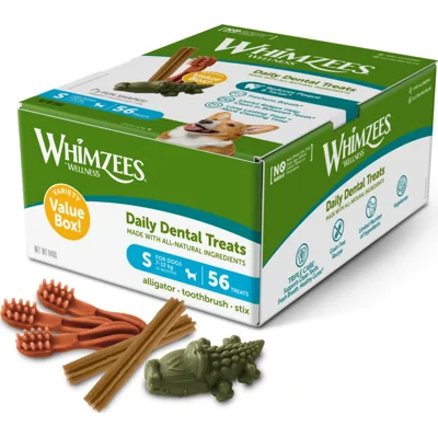 Whimzees Variety Voordeelverpakking Small 56 stuks