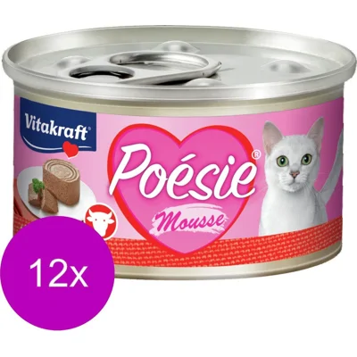 Vitakraft Poésie Mousse Rund - 12 x 85 g