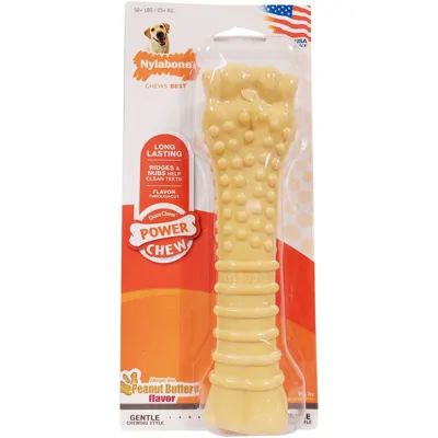 Nylabone Dura Chew Peanut Butter Hondenkluif - Super (Vanaf 23 kg)