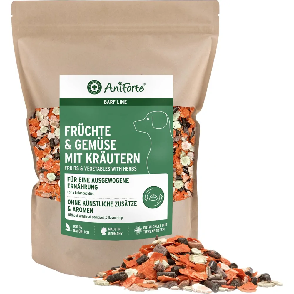 AniForte BARF-Line Fruit & Groente met Kruiden - 1 kg