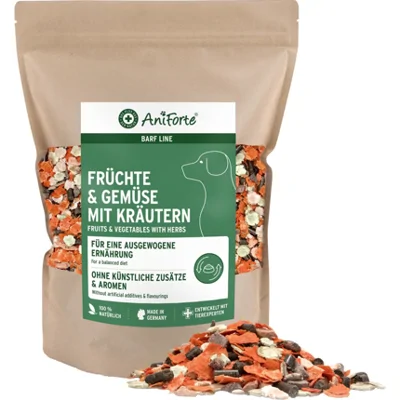 AniForte BARF-Line Fruit & Groente met Kruiden - 1 kg