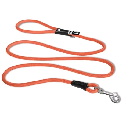 Curli Stretch Comfort Leash - Sun Orange - M