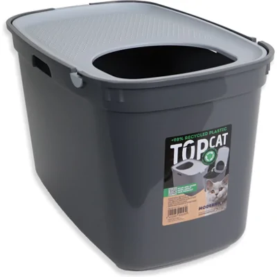 Moderna Kattentoilet Top Cat - grijs / donkergrijs