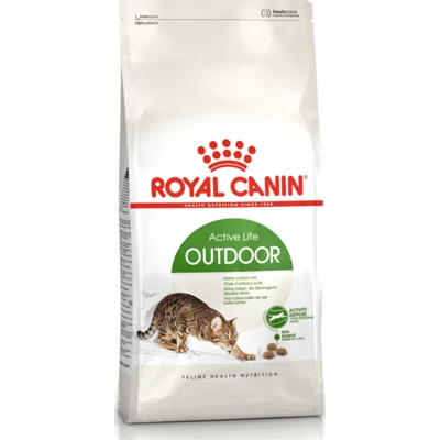6x Royal Canin Kattenvoer Droog Outdoor 2 kg