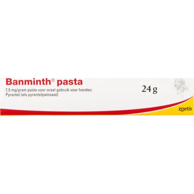 Banminth pasta hond tube 3x 24 gram