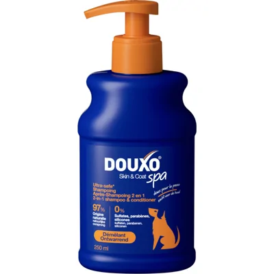 2x DOUXO SPA 2in1 Hondenshampoo & -Conditioner 250 ml