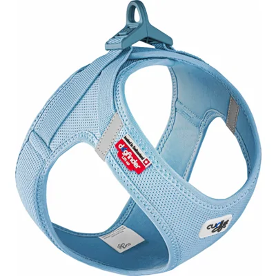 Curli Vest Harness Clasp Air-Mesh - Lichtblauw - XS