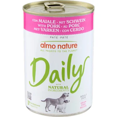 Almo Nature Daily Hondenvoer Varken 400 gr
