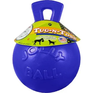 Jolly Ball Tug-n-Toss - Medium (6 inch) 15 cm blauw