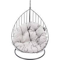Duvo+ caviar metalen hangstoel 48x40x65cm
