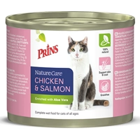 Prins NatureCare Kip & Zalm kattenvoer 200gr