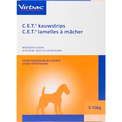 Virbac C.E.T. Kauwstrips hond tot 10 kg 141 g