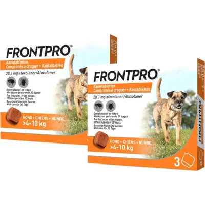 2x Frontpro Hond M 4-10 kg 3 tabletten