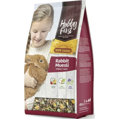 3x HobbyFirst Hope Farms Konijn Muesli 2,5 kg