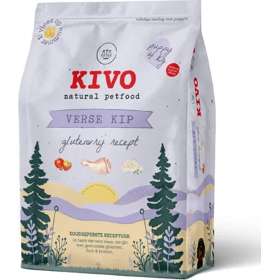 Kivo Verse Kip Puppy Glutenvrij 4 kg