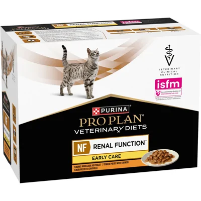 Purina Pro Plan VD NF Early Care Renal Function Kat Pouch Kip - 10 x 85 g