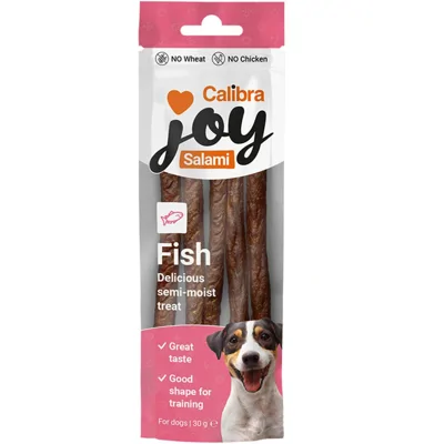 Calibra Joy Dog Salami - Vis - 3 x 30 g