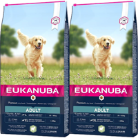 Eukanuba Adult Lam & Rijst Large 2 x 12 kg