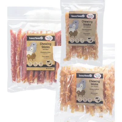 Beeztees Culinaire Kauwstaafjes - Kip - 6 stuks