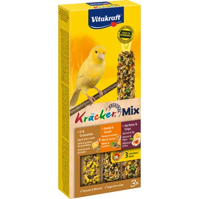 Vitakraft Kanarie Kräcker 3 in 1 - 3 x 1 stuk